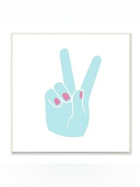 ✌🏼💕 Trendy Wall Art - Peace & Nail Polish 💅🏼